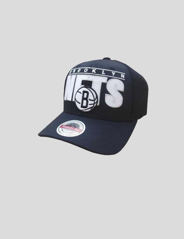 Gorra MITCHELL & NESS nba billboard redeline brooklyn nets black
